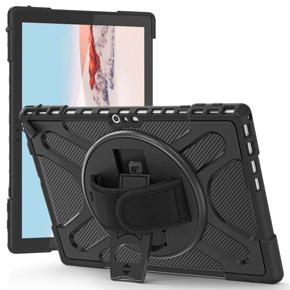 Støtsikker Hybriddeksel Microsoft Surface Pro 4/5/6/7/7 Plus svart