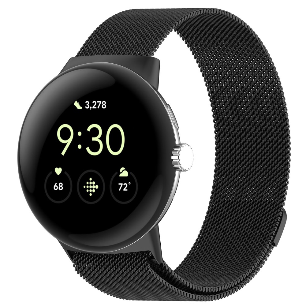 Ranneke Milanese Google Pixel Watch 2 Musta