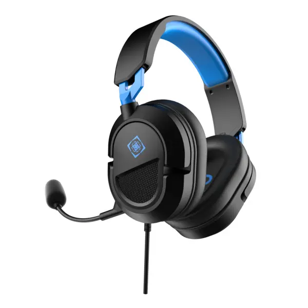 DH130 Stereo Over-Ear Gaming Headset, Svart/blå