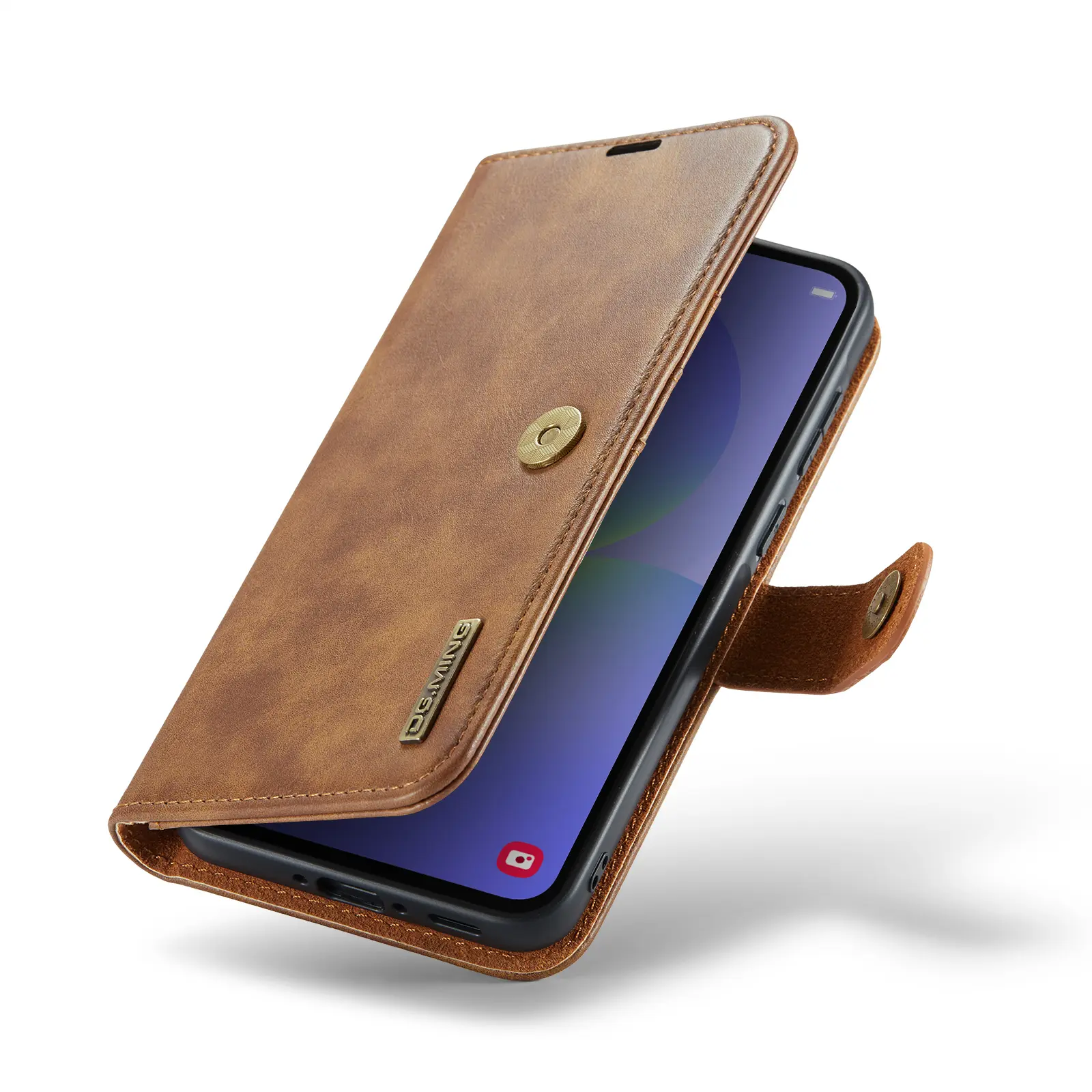 Magnet Wallet Samsung Galaxy A27 Cognac
