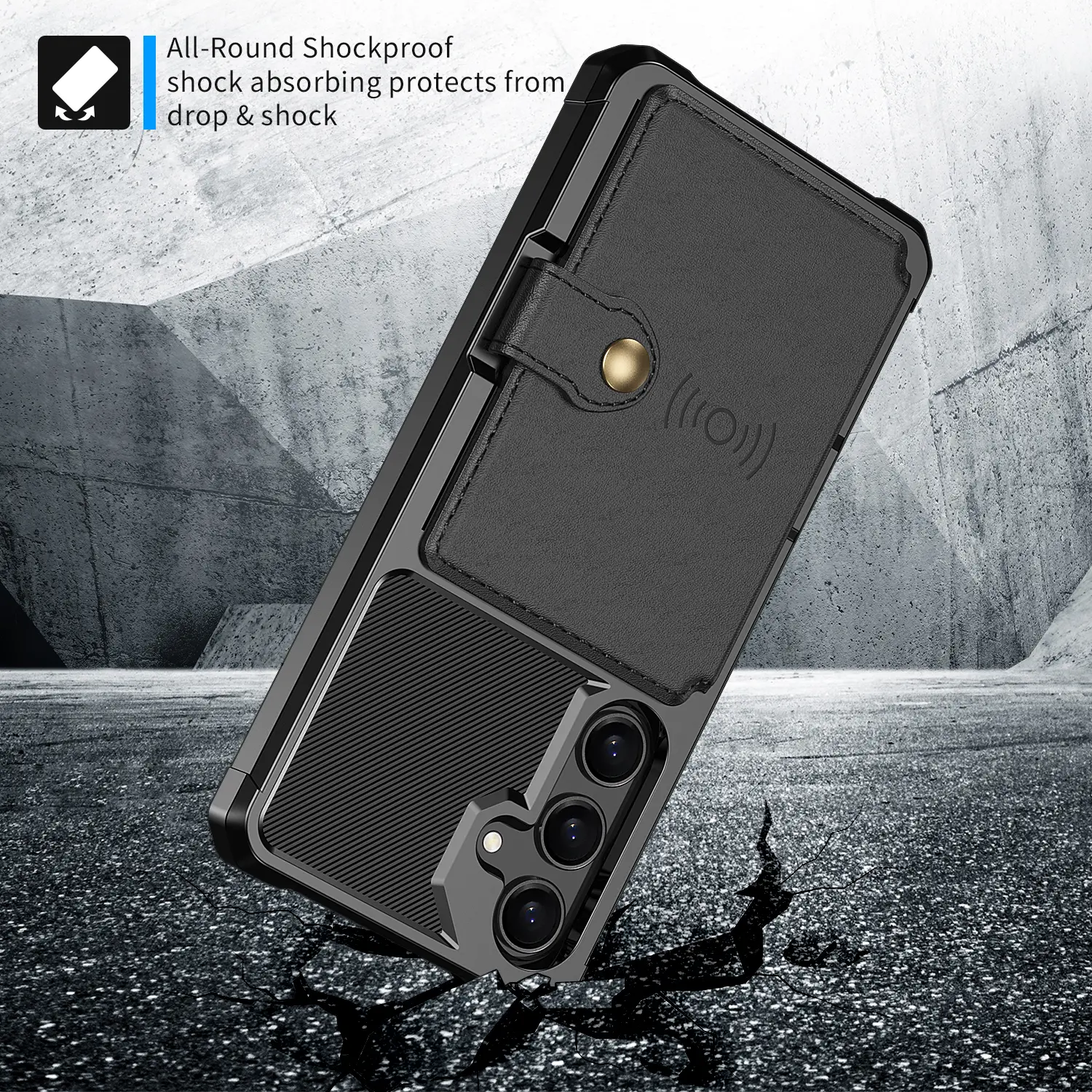 Tough Multi-slot Case Samsung Galaxy S26 FE Svart