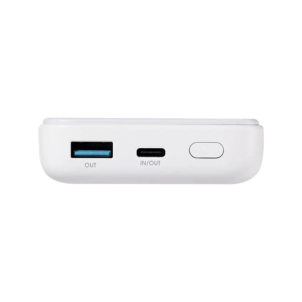 Trådlös Magnetisk Mini Powerbank 10000mAh Vit