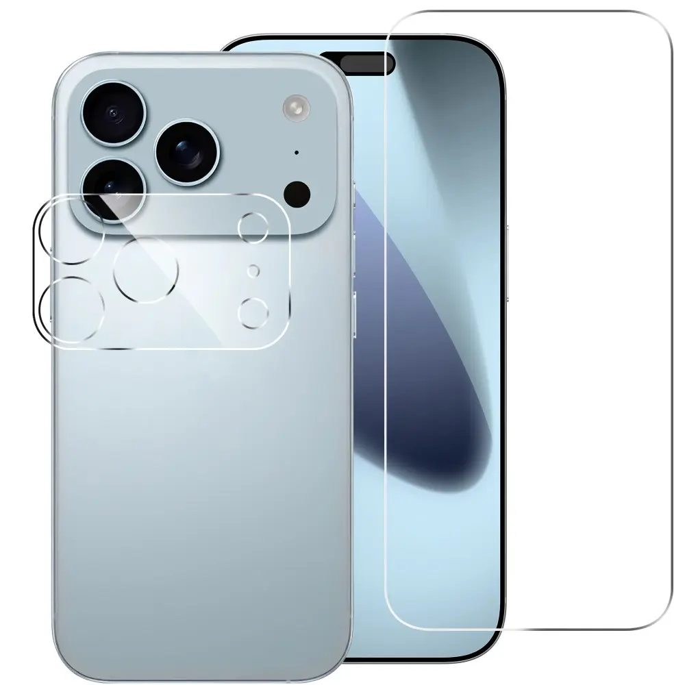 Herdet glass Skjerm- og Linsebeskyttelse iPhone 17 Pro Max