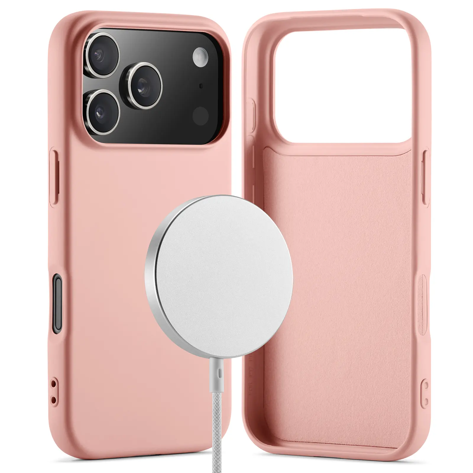 TPU Cover MagSafe iPhone 17 Pro Max Lyserød