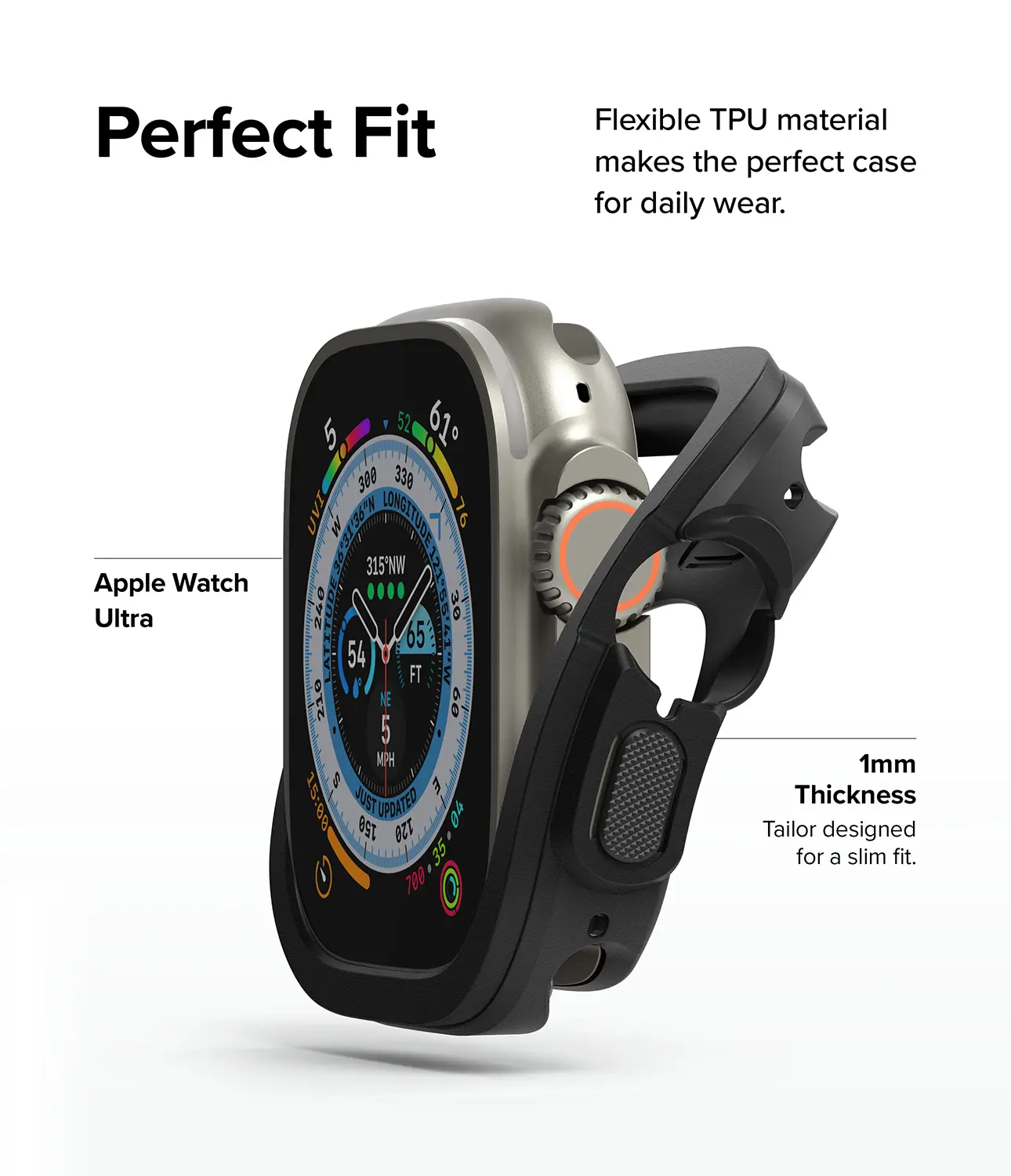 Air Sports Case Apple Watch Ultra 49mm 3rd Gen Black