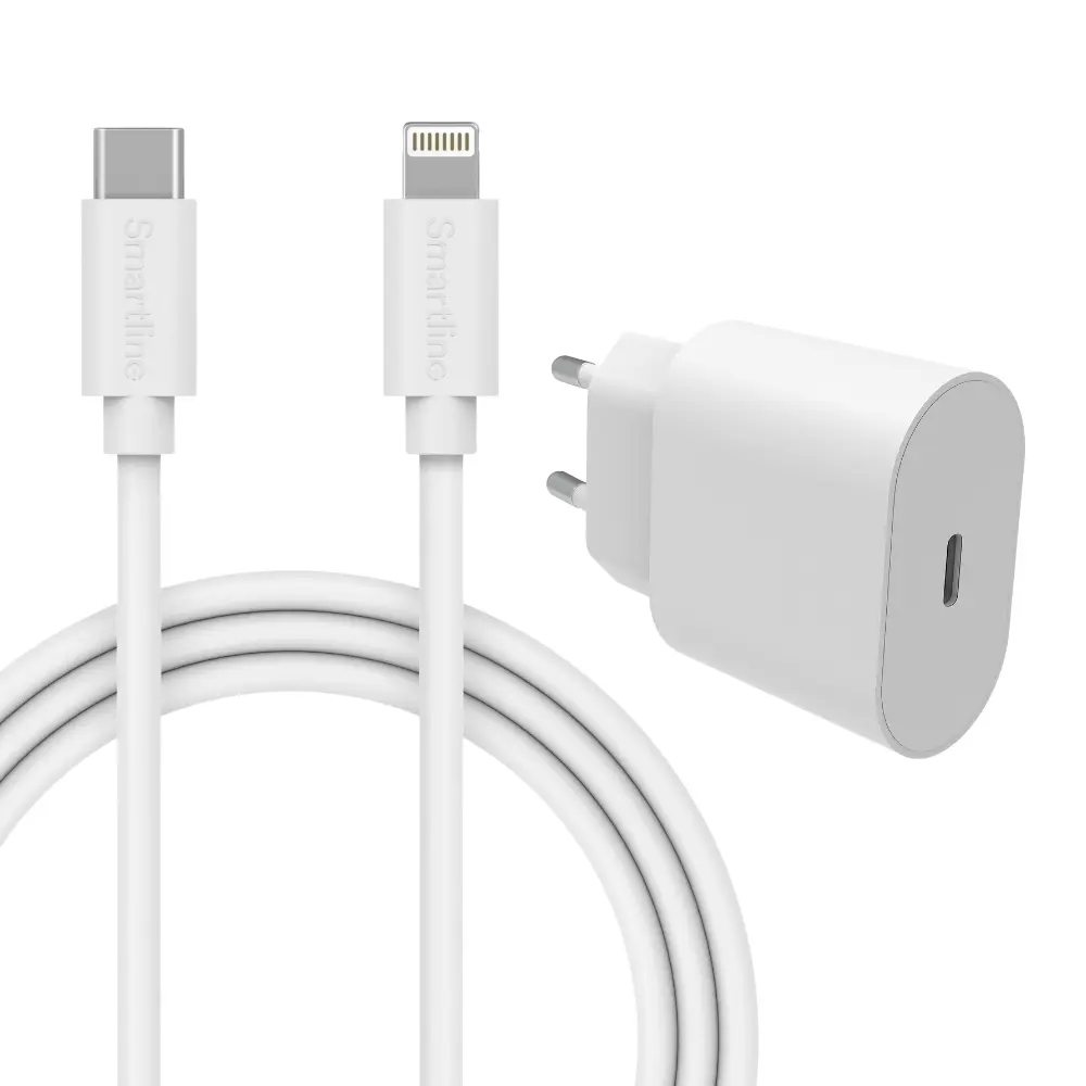 Komplett laddare AirPods Max- 2m sladd & väggladdare - Smartline