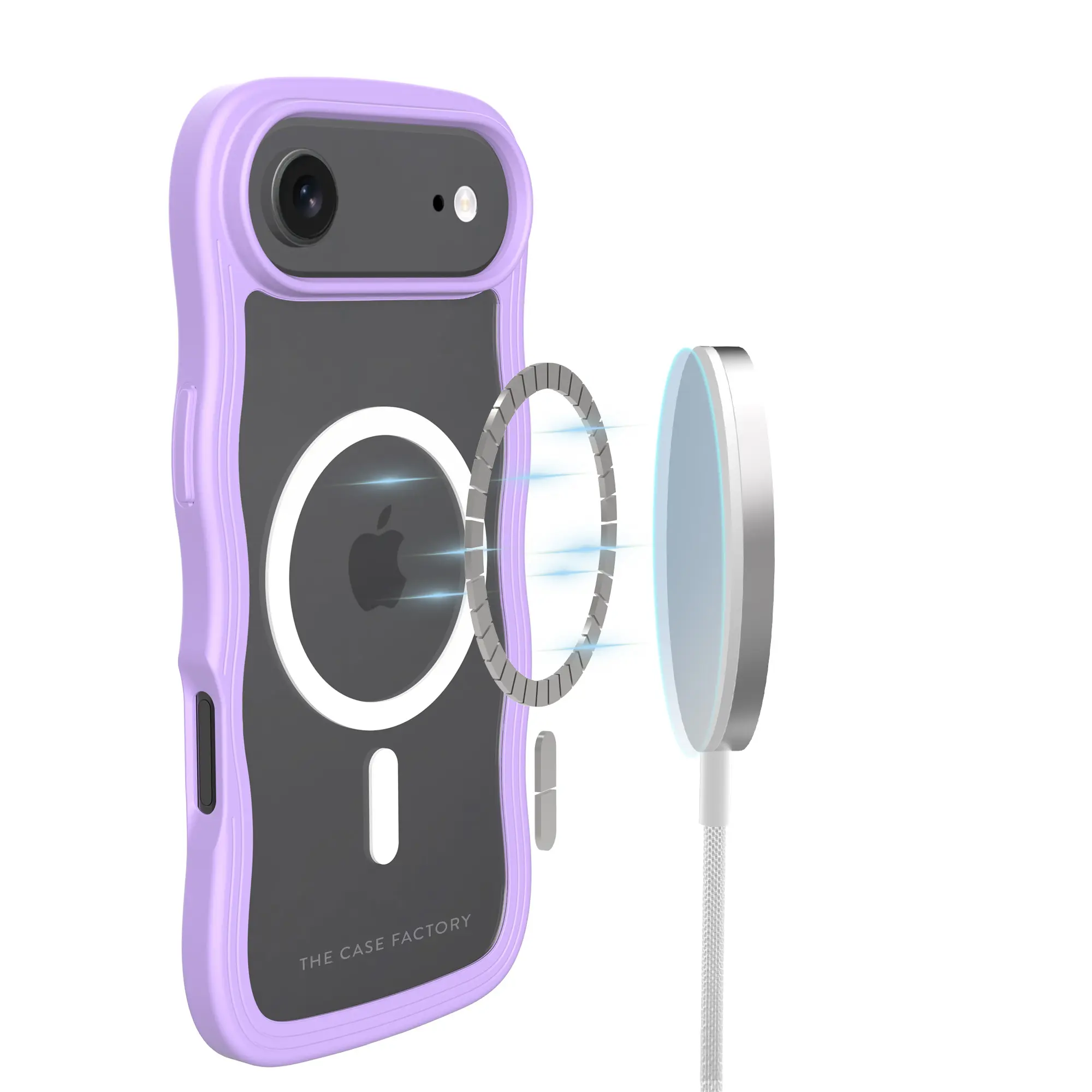 The Wave Mag Case iPhone Air Lila