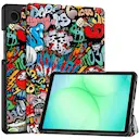 Etui Tri-fold Samsung Galaxy Tab A11 Graffiti