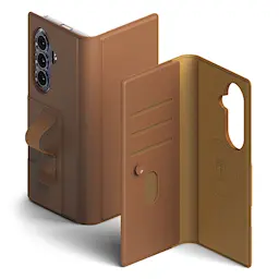 Folio Grip Wallet Magnetic Samsung Galaxy Z Fold 8 Ultra Brown
