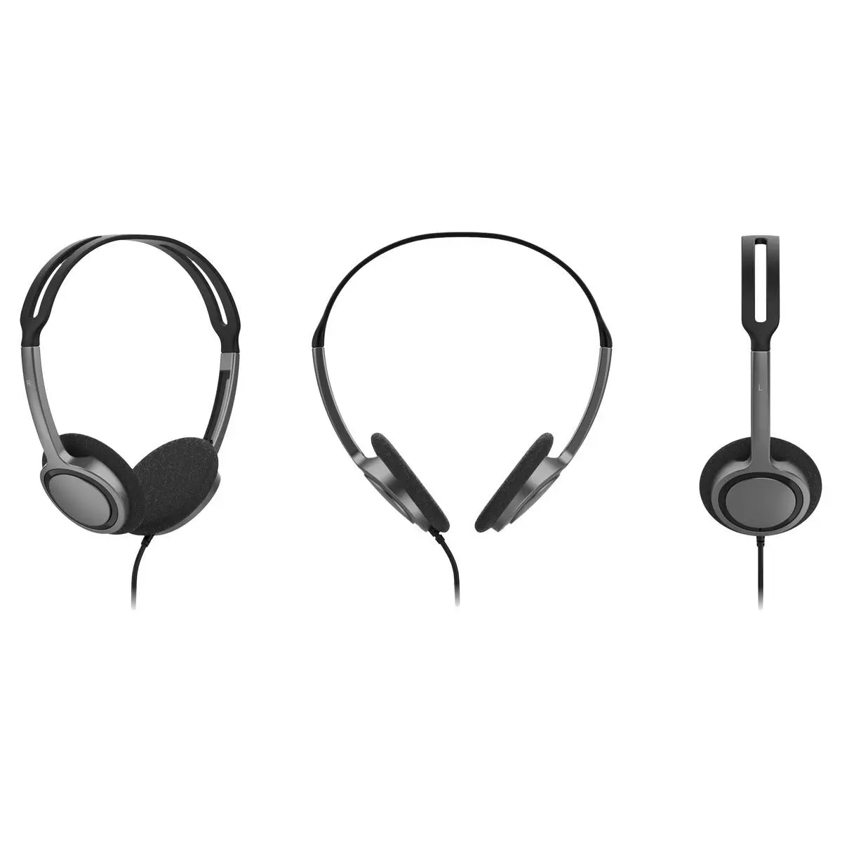 On-ear Hörlurar 3.5mm Svart