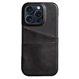 Card Slots Kuori iPhone 16 Pro Max Musta