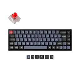 K6 Pro QMK/VIA Trådløst gamingtastatur Tri-Mode Hot Swap, Red