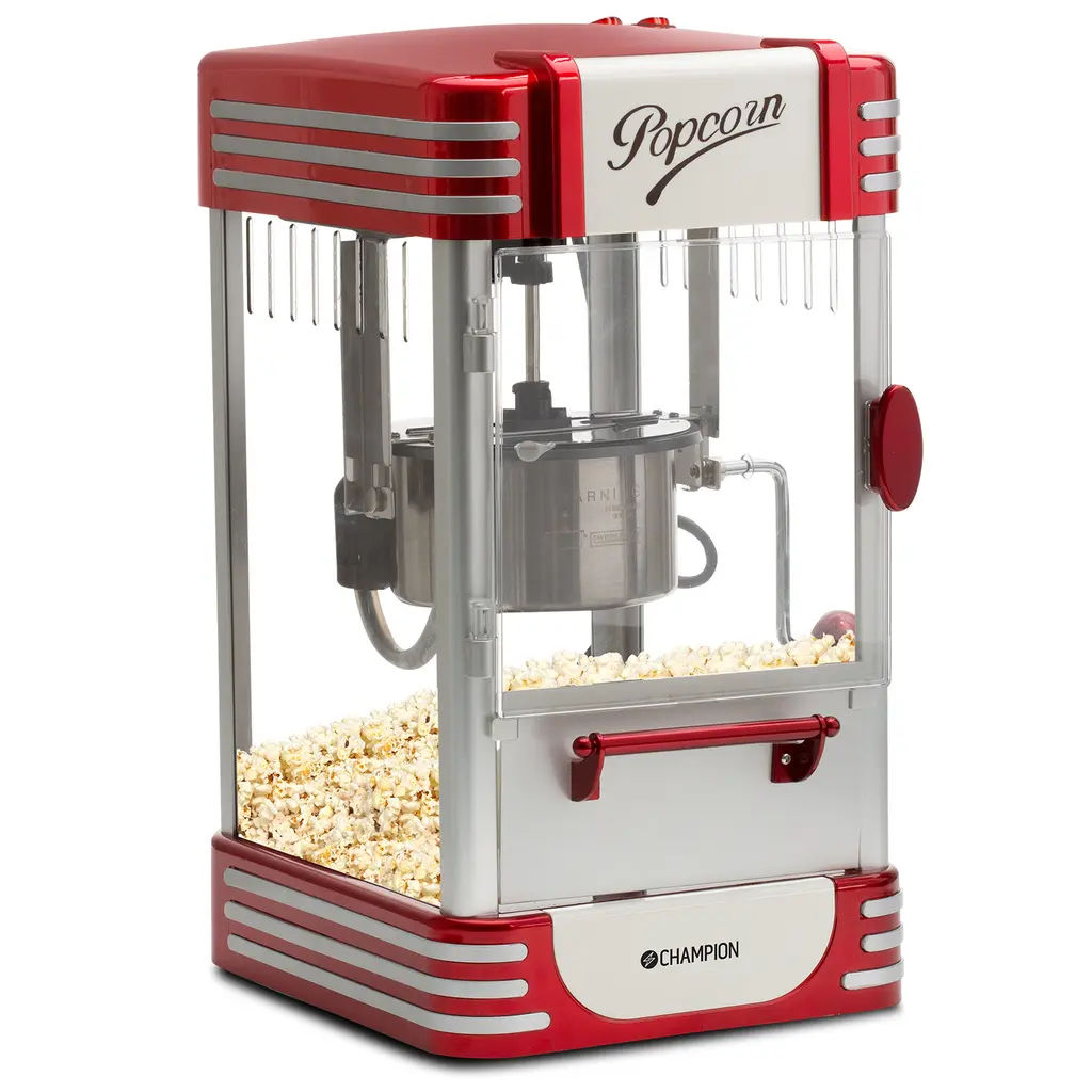 Retro Popcornmaskin XL, Rød