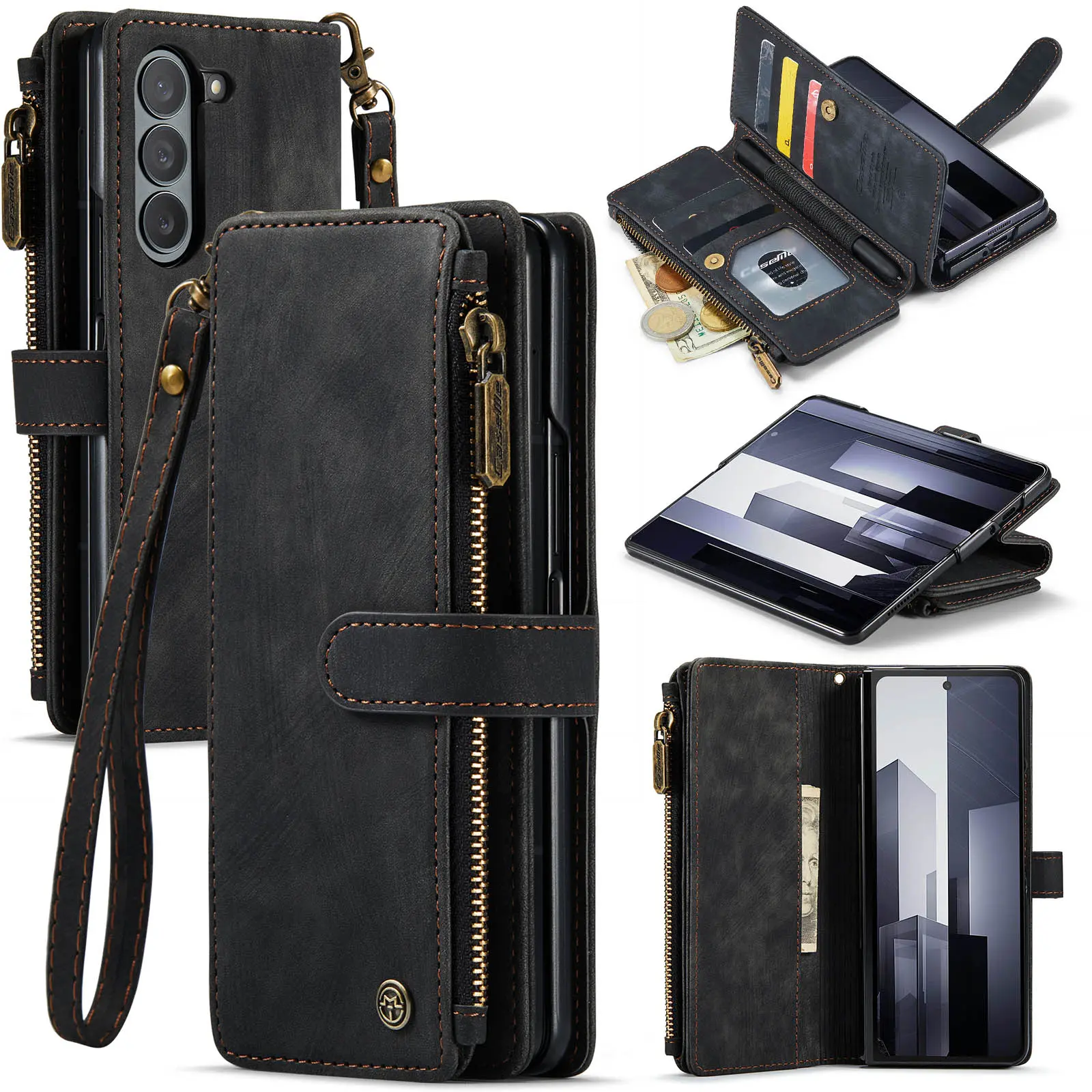 Zipper Wallet Samsung Galaxy Z Fold 6 sort