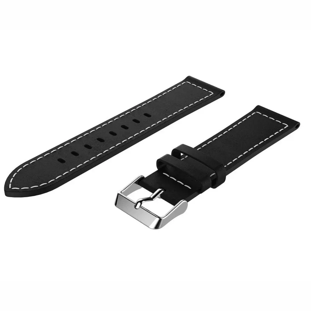 Läderarmband Huawei Watch GT 2 46mm/Watch GT 2e/Watch GT Svart
