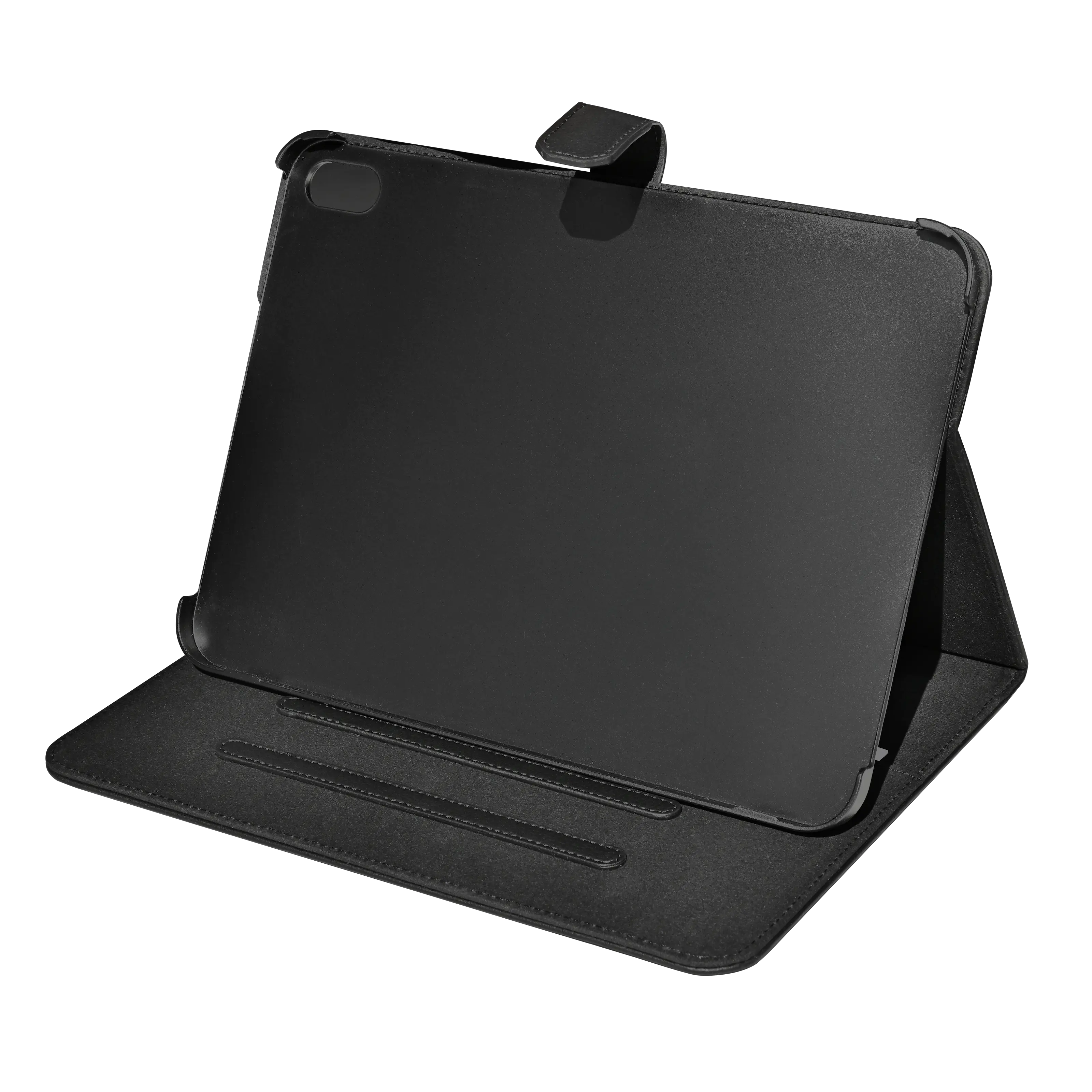 Apple iPad 10.9 10th Gen (2022) Deksel i vegansk skinn, Svart