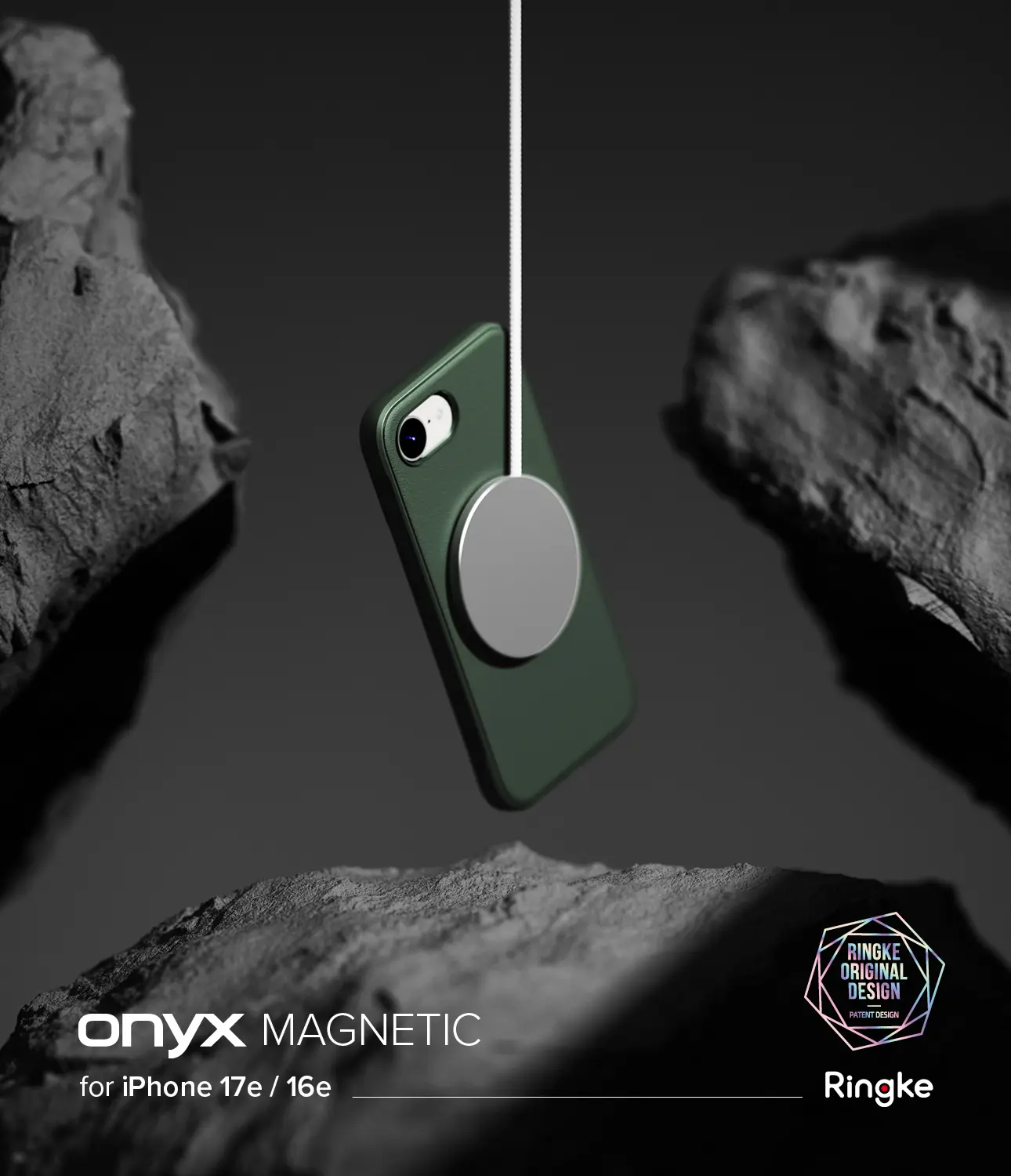 Onyx Magnetic Case iPhone 17e Dark Green