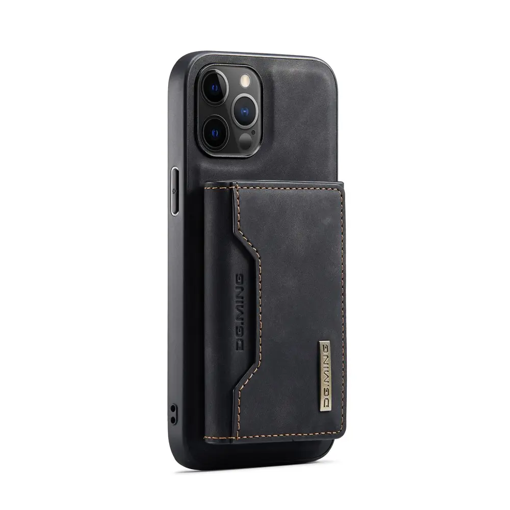 Magnetic Card Slot Case iPhone 12/iPhone 12 Pro Svart