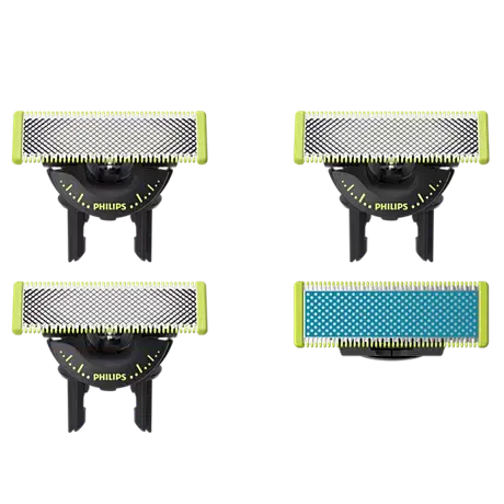 OneBlade 3x 360 + 1x Anti-Friction Ersättningsrakblad QP945/50
