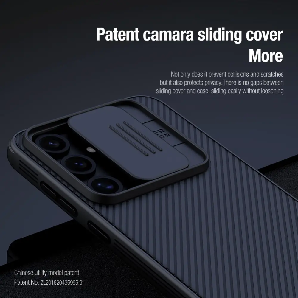 CamShield Skal Samsung Galaxy S24 FE Svart