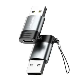 USB-C til USB-A adapter Grå