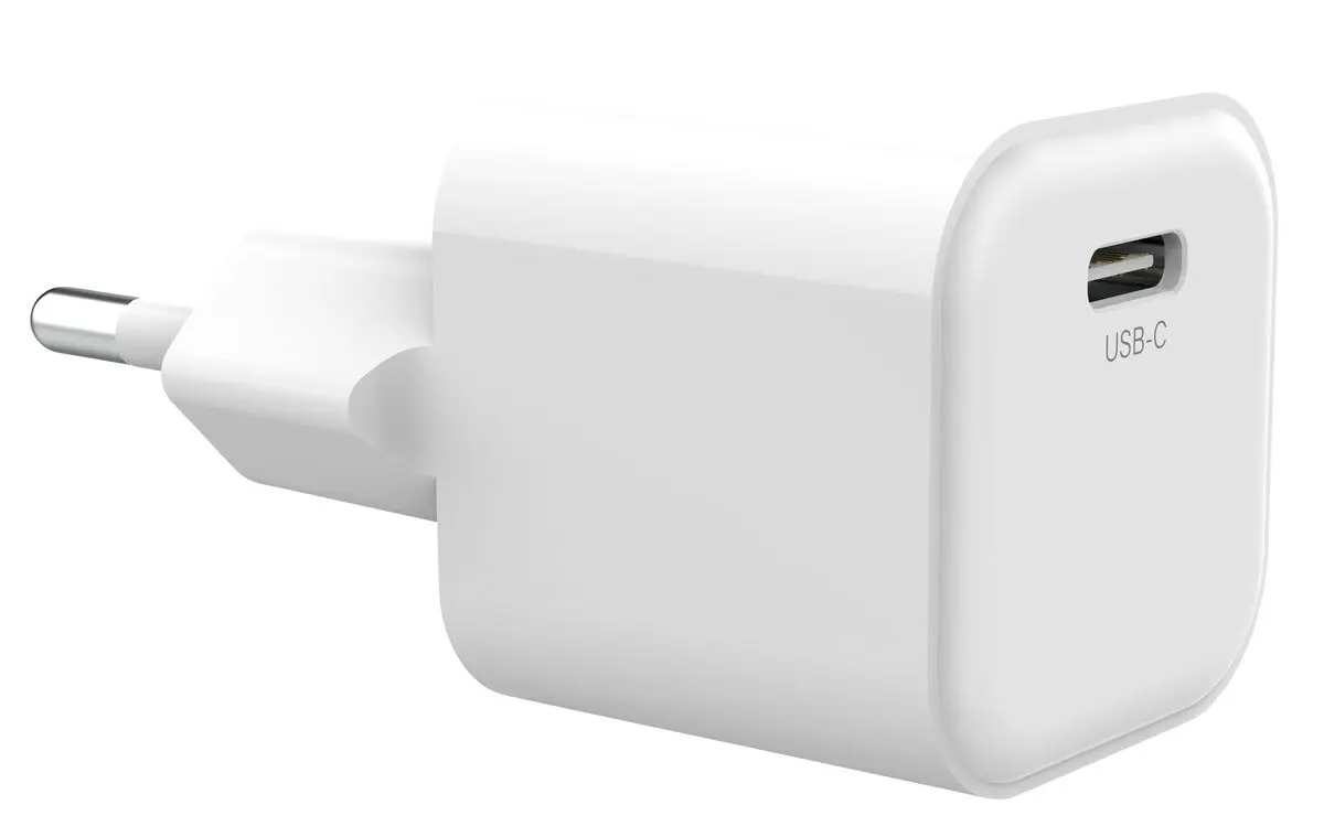 USB-C till Lightning Laddare med 1m kabel 20W PD Vit