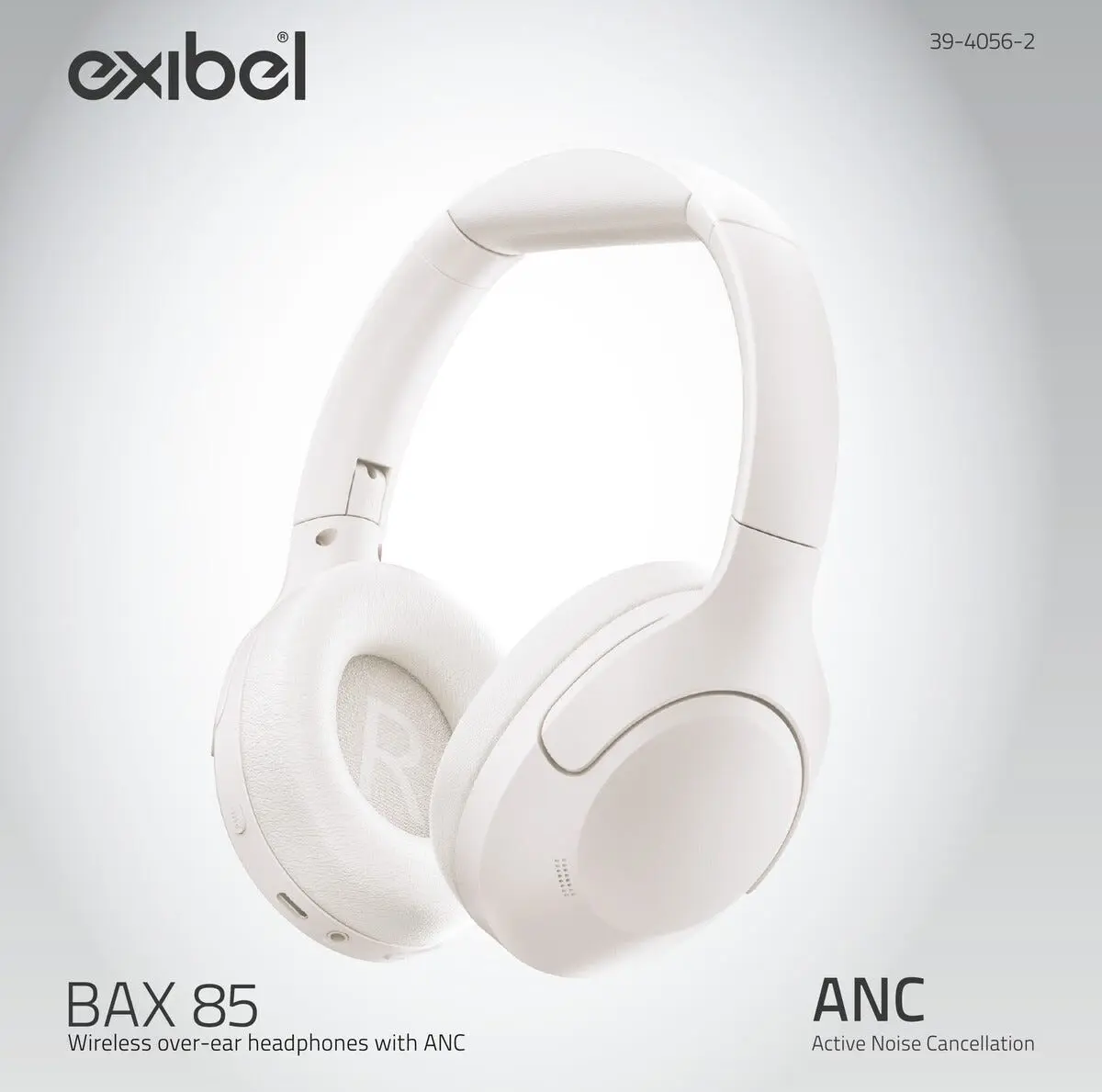 BAX85 ANC Trådlösa Over-ear Hörlurar Vit