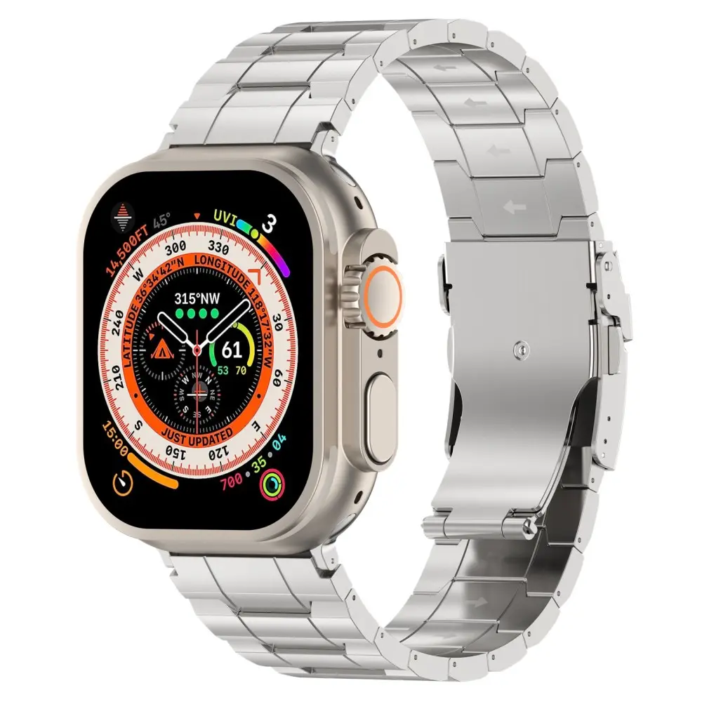 Elevate Titanarmband Apple Watch Ultra 2 49mm silver