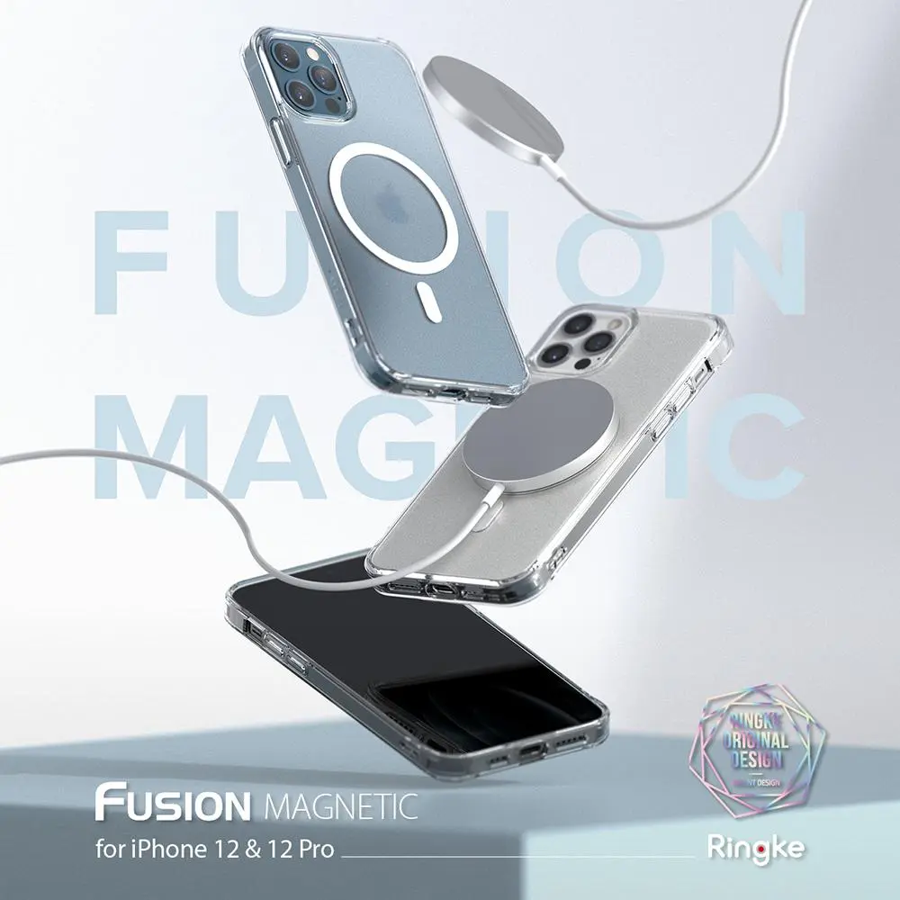 Fusion Magnetic Case iPhone 12/iPhone 12 Pro Matte Clear