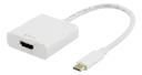 USB-C-HDMI  Adapter Hvid