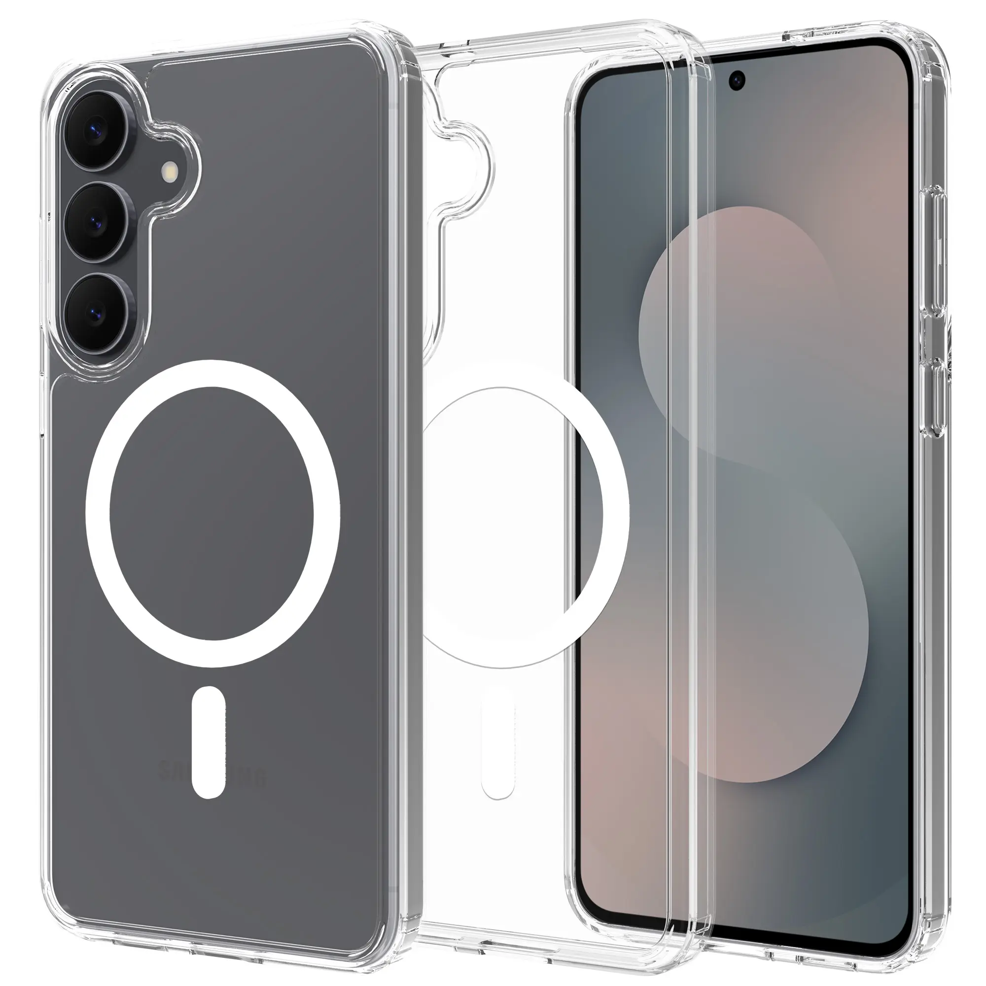 Hybridcover MagSafe Samsung Galaxy S25 FE Gennemsigtig