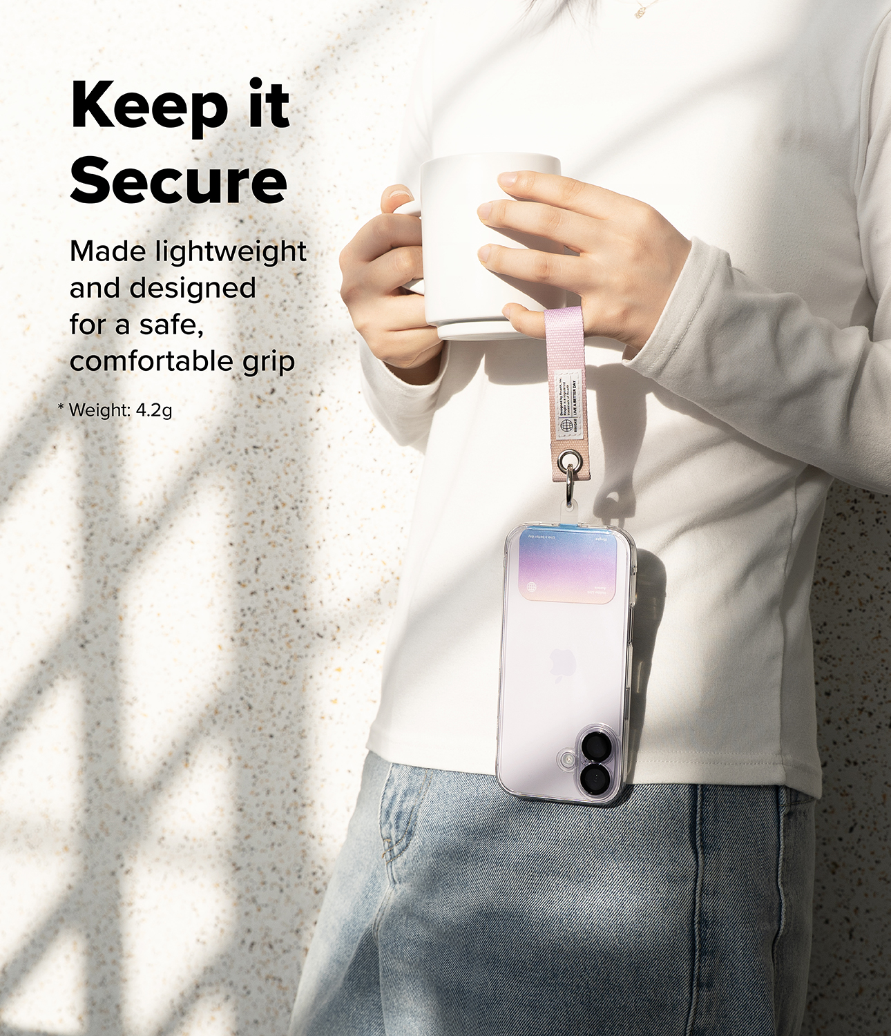 Holder Link & Eyelet Keyring Strap Aurora