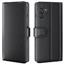 Ekte Lærveske Samsung Galaxy A04s Svart