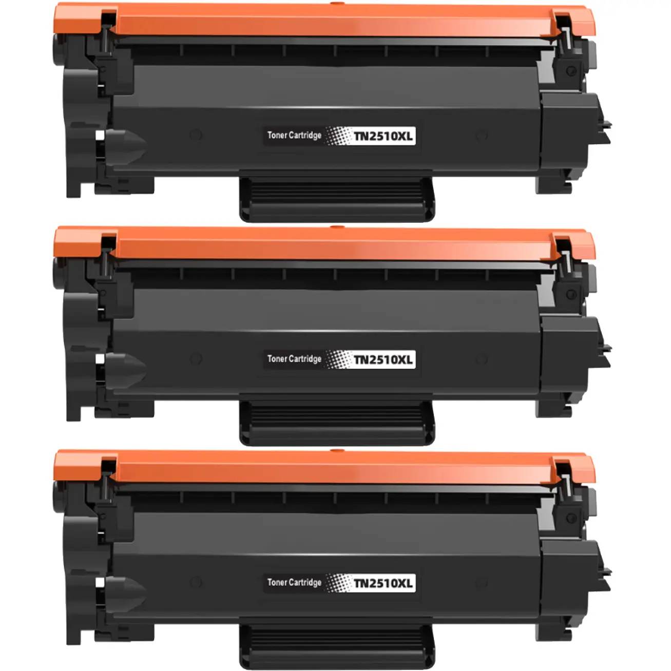 3-pack Kompatibel toner - ersätter Brother TN-2510XL - svart, 3000 sidor
