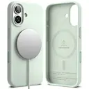Silicone Magnetic Case iPhone 17 Soft Mint