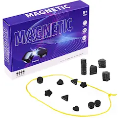Magnetisk Strategispil med Puslespil