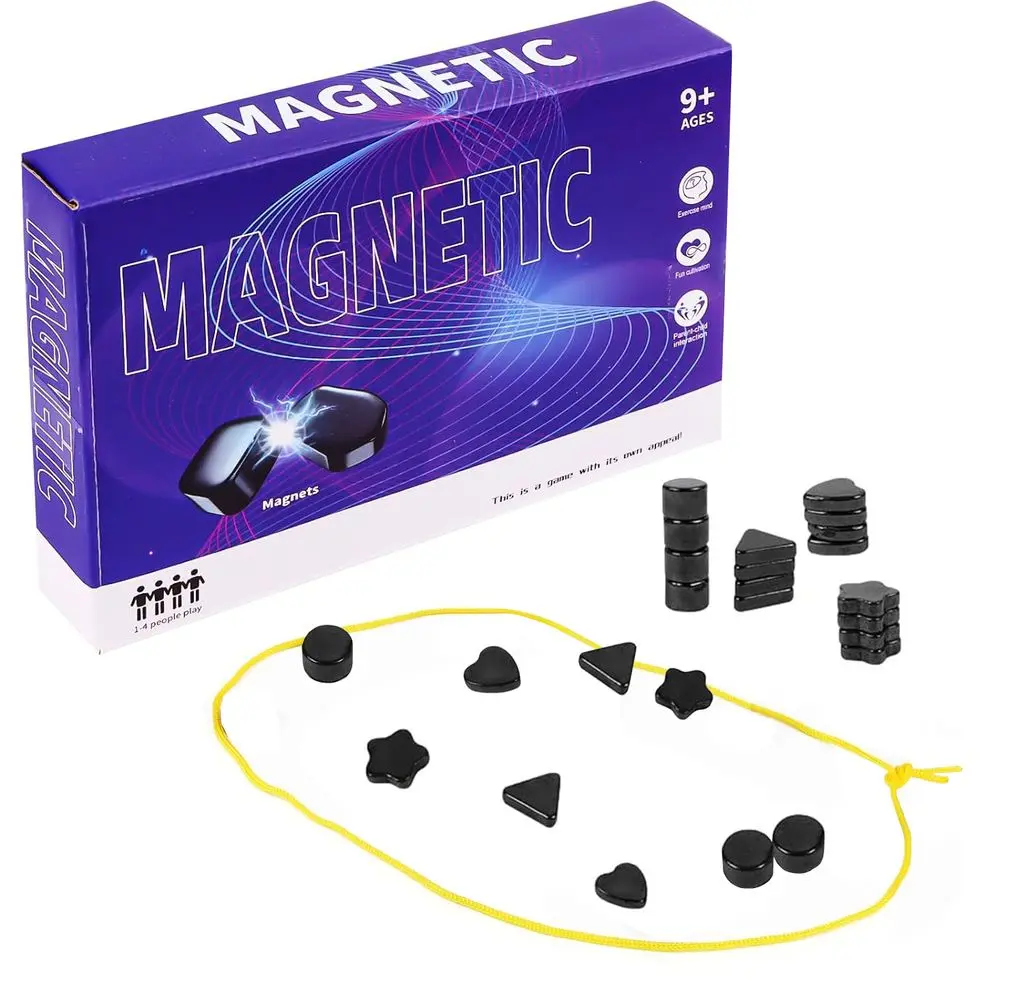 Magnetisk Strategispil med Puslespil