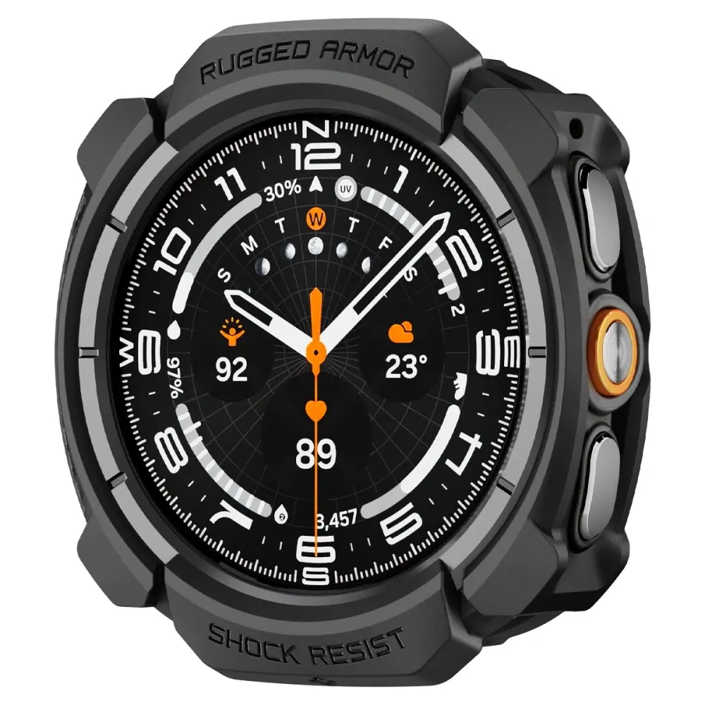 Samsung Galaxy Watch Ultra 2 (2026) Case Rugged Armor Black