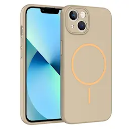 iPhone 13 MagSafe-cover SoftArmor, Taupe