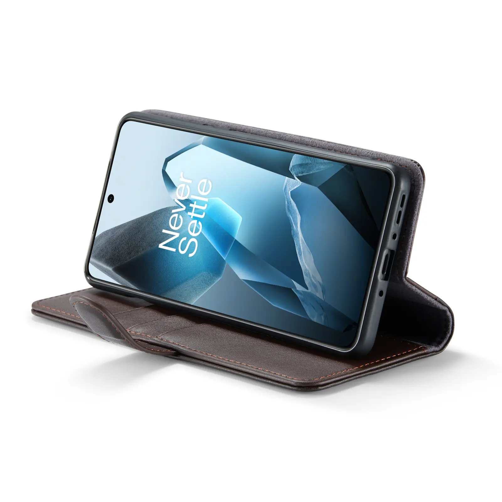 Äkta Läderfodral  OnePlus 13 Brun