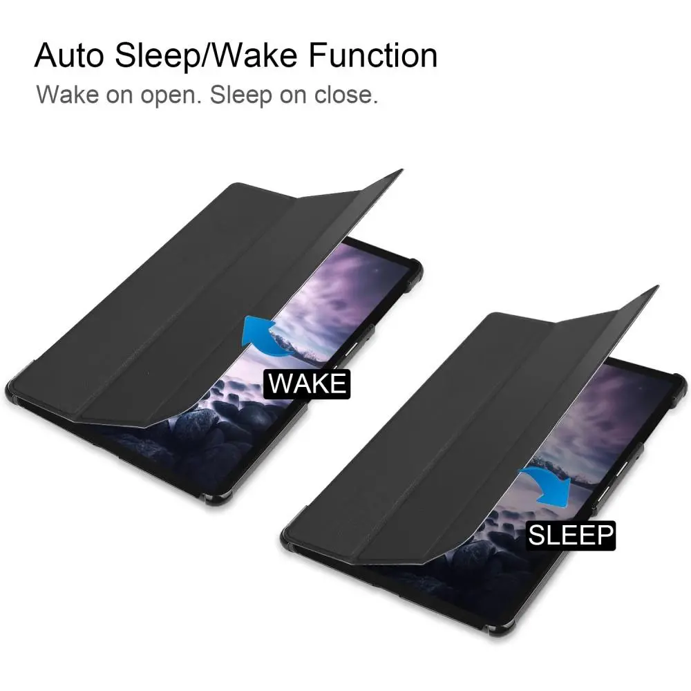 Fodral Tri-fold Samsung Galaxy Tab A 10.5 (2018) Svart