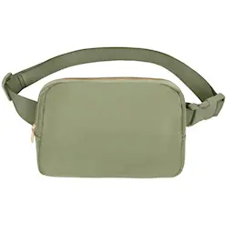 Crossbody-taske i nylon, Grøn