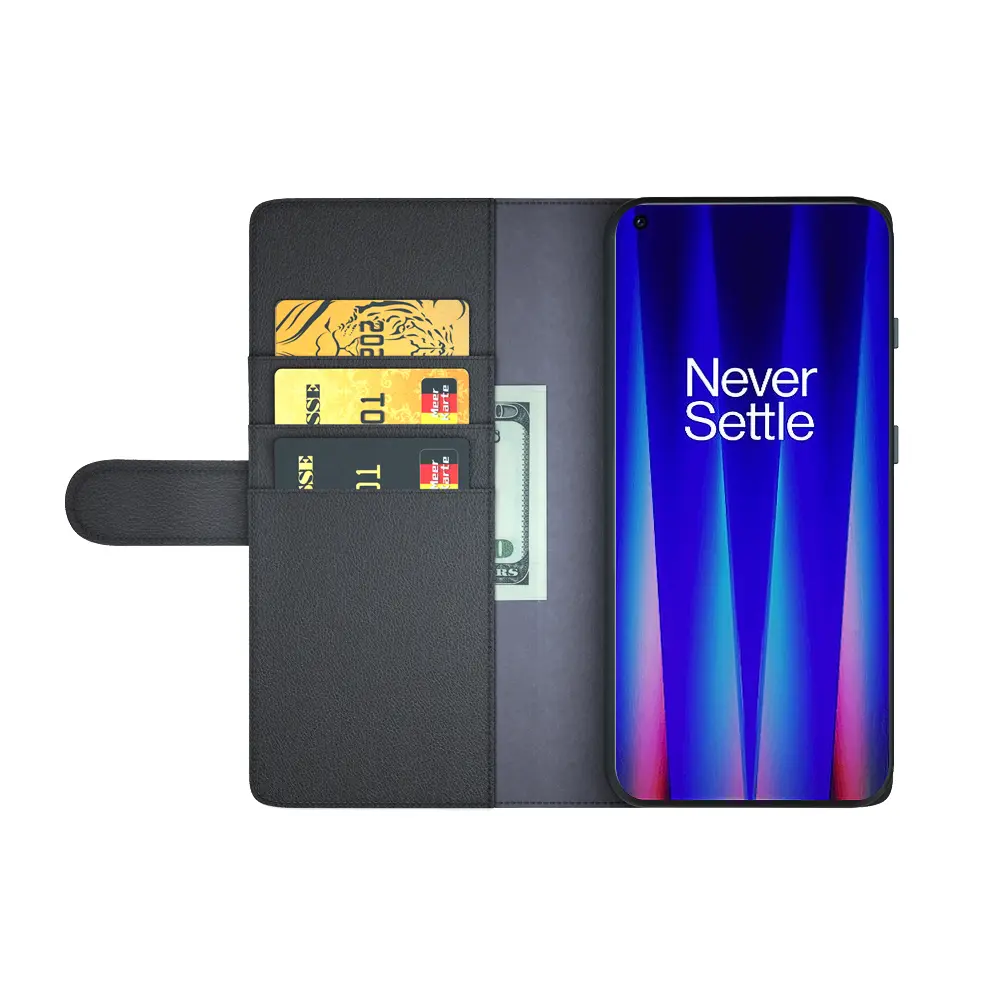 Äkta Läderfodral  OnePlus Nord CE 2 5G Svart