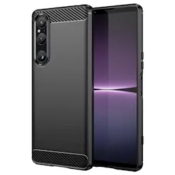 Sony Xperia 1 V Deksel TPU Brushed Svart