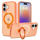 Hybridskal Magnetic Ring iPhone 17 Orange