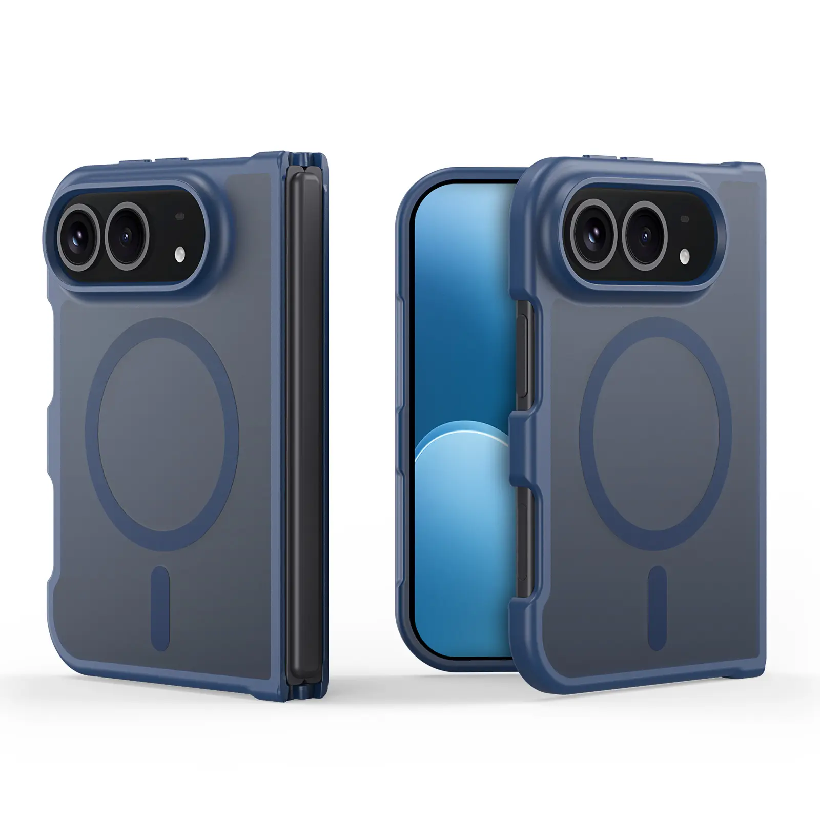 Yind Magnetiskt Skal iPhone Ultra Dark Blue