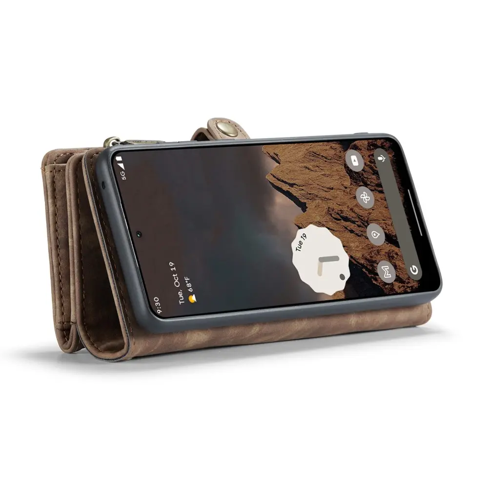 Multi-slot Plånboksfodral Google Pixel 9 Pro XL Brun
