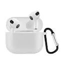 Silikonecover med karabinhage Apple AirPods 3 Hvid