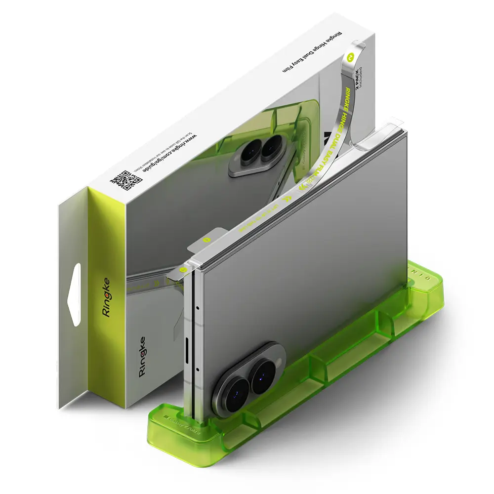 Samsung Galaxy Z Fold 8 Hinge beskyttelsesfilm med installationsramme - Dual Easy (2-pak)