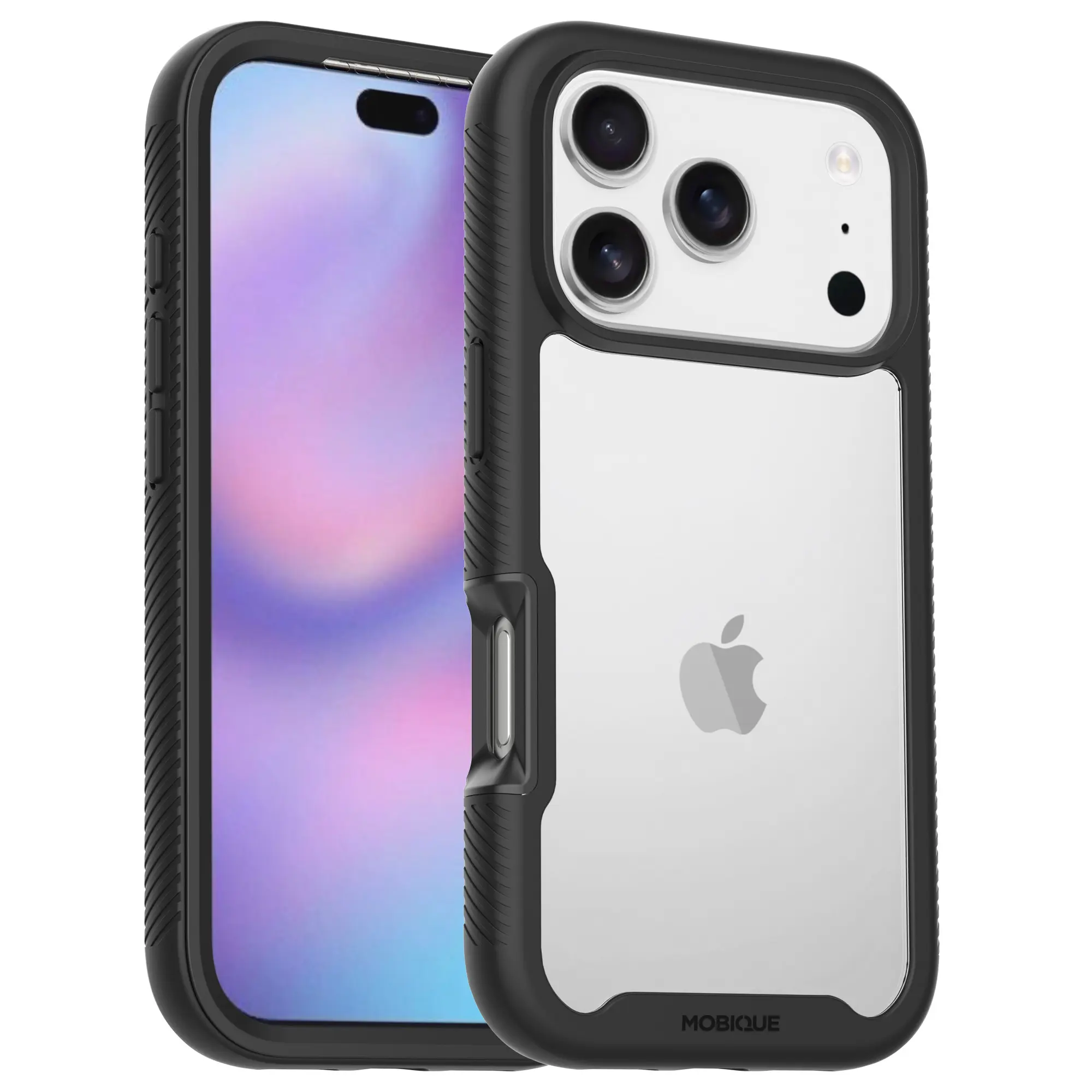 Full Protection Case iPhone 18 Pro Max Svart/transparent